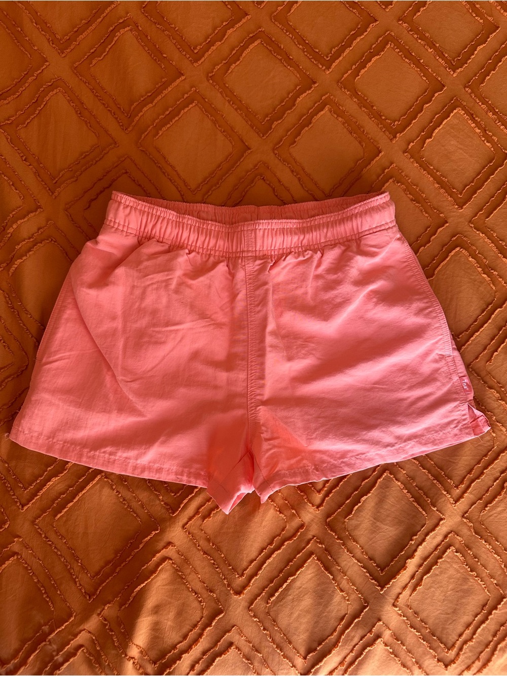 Aritzia TNA Pink Nylon Elastic Waist Athletic Shorts